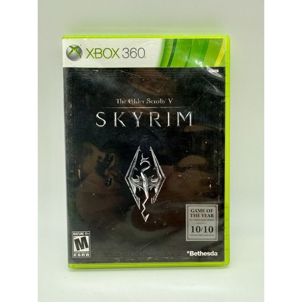 The Elder Scrolls V : Skyrim Microsoft Xbox 360 Game & Case Tested‎